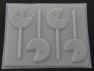 253sp Video Game Man Chocolate or Hard Candy Lollipop Mold